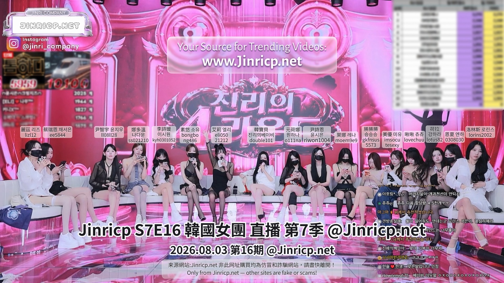 Jinricp S7第16期四轮挑战赛节目合影